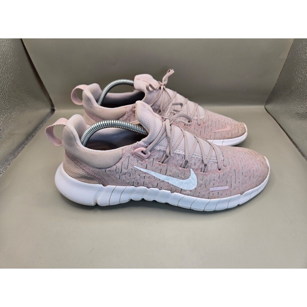 Nike Free Run 5.0 Shoes Womens 11 Platinum Violet Road Running Athletic Sneakers